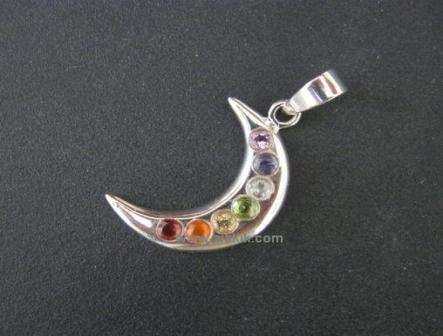 Chakra 925 silver pendant
